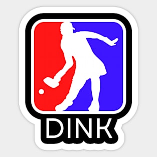 Dink Pickleball Player Pickleballer Gift for Women Sticker